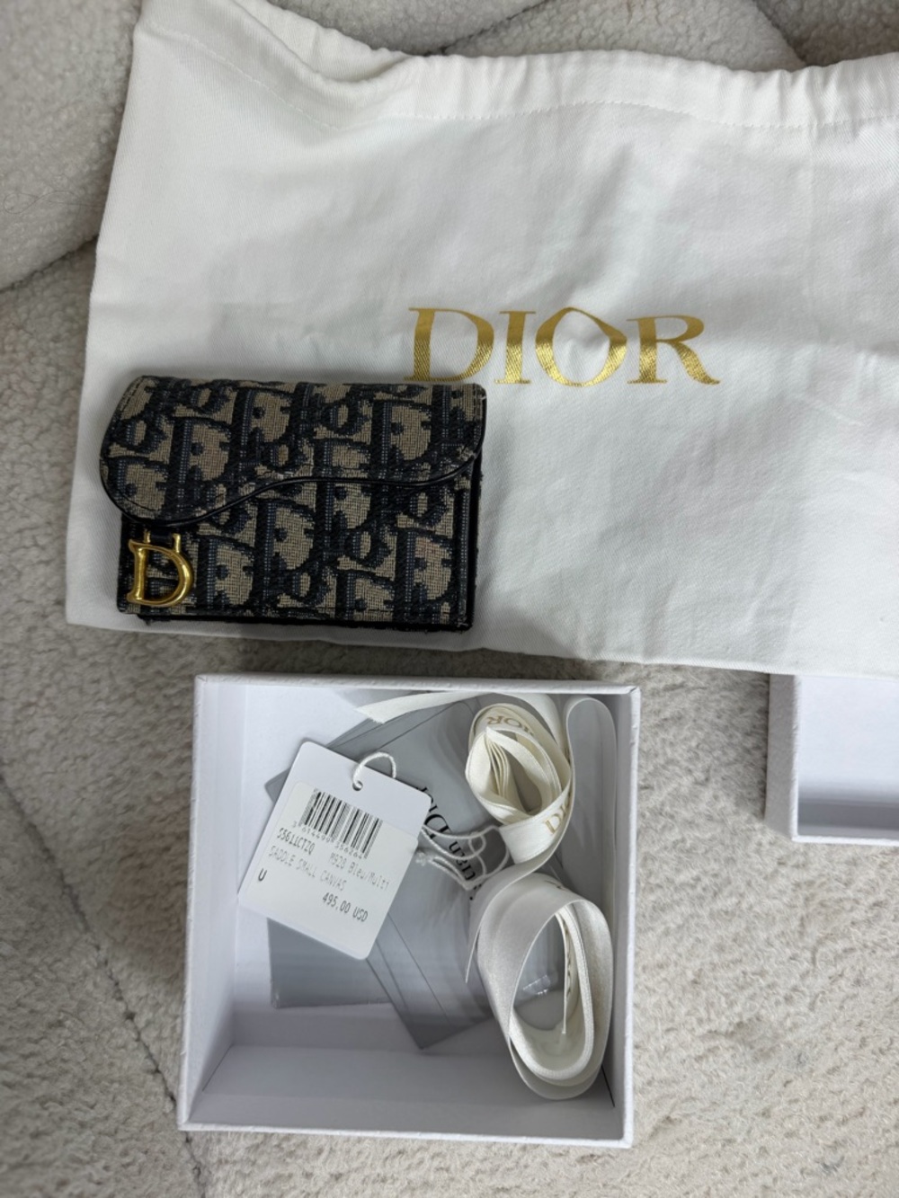 Dior Saddle Bloom Wallet